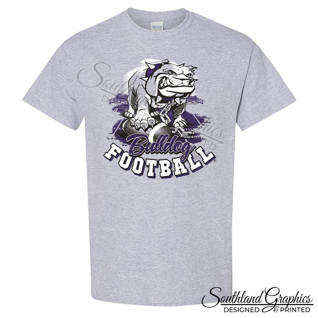 Bulldog Football - Youth Short Sleeve