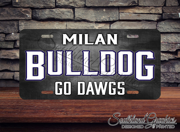 Bulldog Licenses Plates