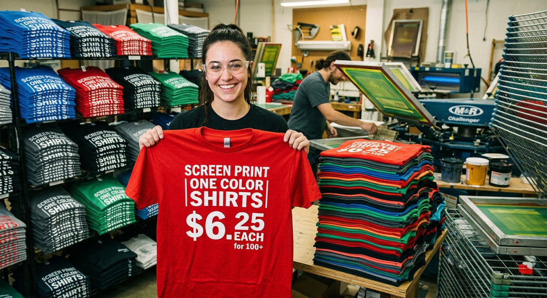 100 shirts for $6.25 each