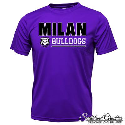 Milan Bulldogs - Adult Moisture Wicking