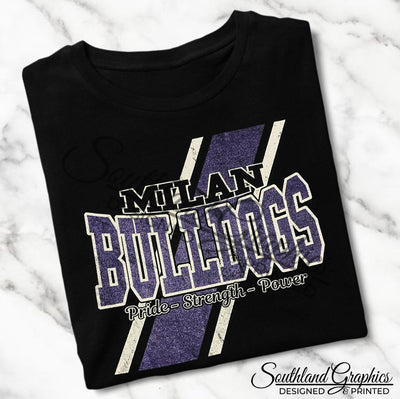 Milan Bulldogs - Adult Moisture Wicking