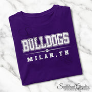 Bulldogs Milan, TN - Adult Short Sleeve