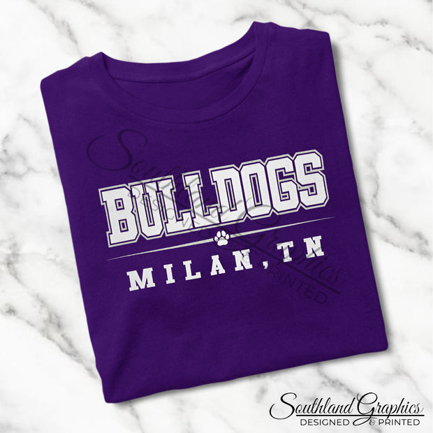 Bulldogs Milan, TN - Youth Short Sleeve