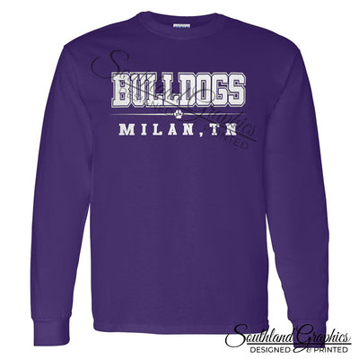 Bulldogs Milan, TN - Youth Long Sleeve